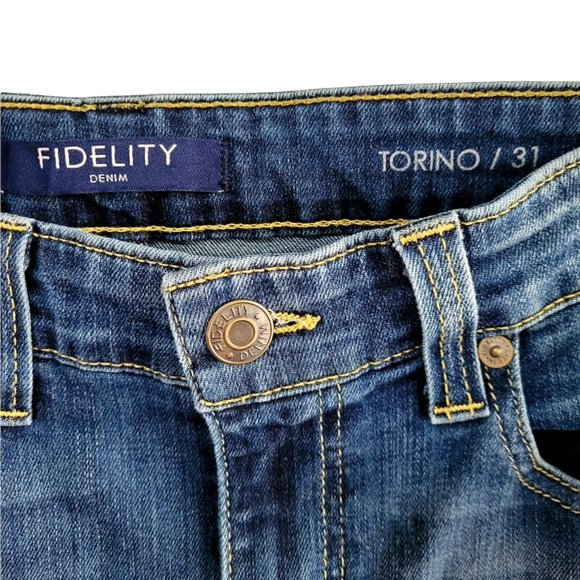 FIDELITY Denim Torino Men's Slim Fit Jeans  Size 31 - Picture 2 of 5